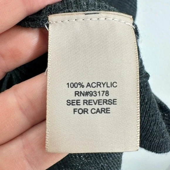 Philosophy Republic Clothing Charcoal Heather Gray Knit Sweater Women's Pullover - Picture 9 of 10